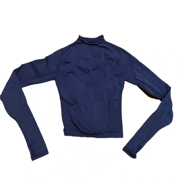 NWOT Free People Movement Good Karma Hi Neck Layer Top M/L COLOR NOT AVAILABLE - Picture 4 of 4